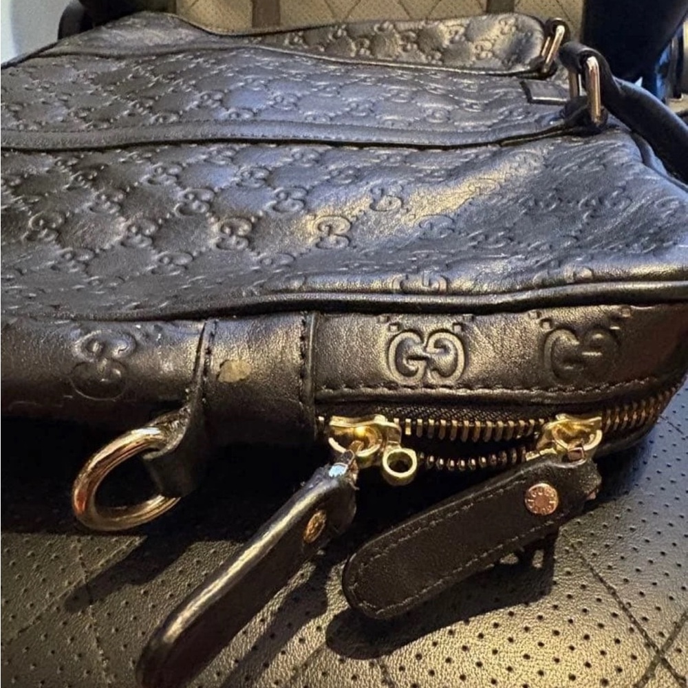 Gucci Black Leather Men's Bag - Picture 5 of 8